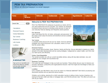 Tablet Screenshot of pewtax.com